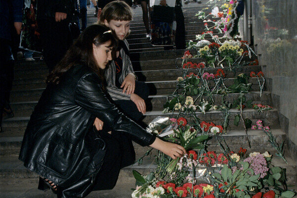    Место трагедии в подземном переходе у станции метро «Немига» где В результате давки 30 мая 1999 года погибли 54 человека / РИА Новости