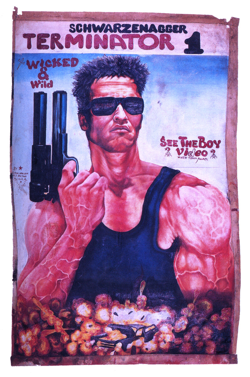 АФИША К ФИЛЬМУ ТЕРМИНАТОР 1. Фото из интернета.
