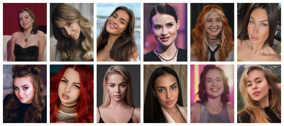 Ангелина Плаксина, Анжела Калачёва, Валерия Василевская, Варвара Помогалова, Вероника Смирнова, Анастасия Руль, Дарья Беликова, Светлана Коптева, Наталья Копысова, Юлия Лылова, Марина Пронина, Юлия Штин