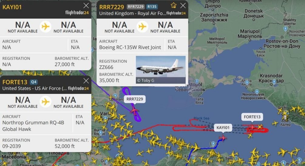   Иллюстрация: соцсети, скриншот Flightradar24.