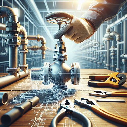 Установка шарового крана