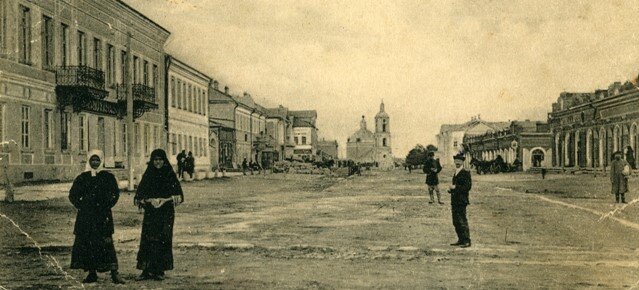Христорождественская улица в Лебедяни. Фото 1910-х годов.