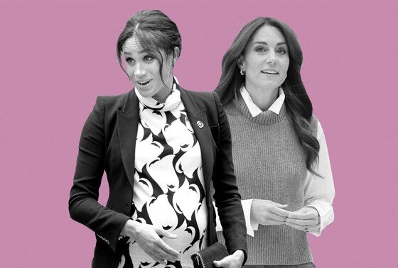    Меган Маркл и Кейт Миддлтон