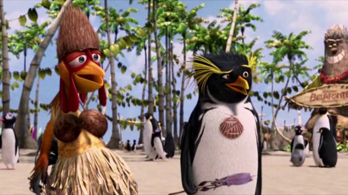 Кадры из мультфильма "Лови волну!"