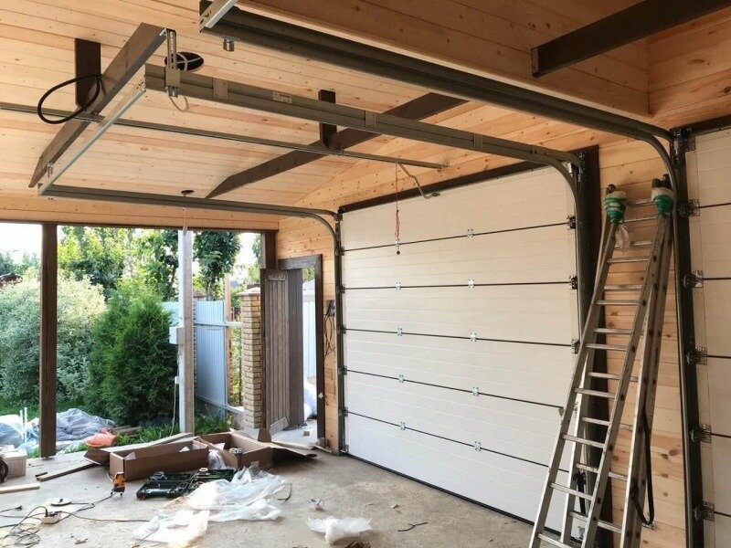  Монтаж секционных ворот производится только в подготовленный проем