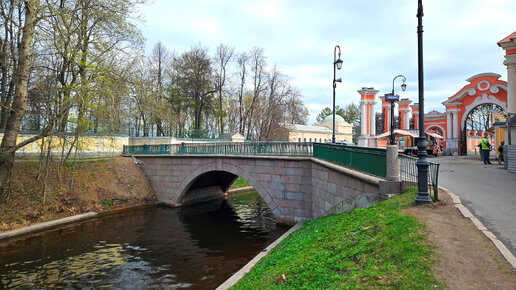 1-й и 2-й Лаврские мосты через Монастырку в Санкт-Петербурге