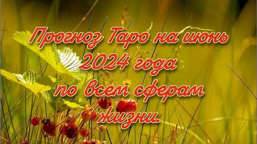 Прогноз Таро на июнь 2024 года по всем сферам жизни.