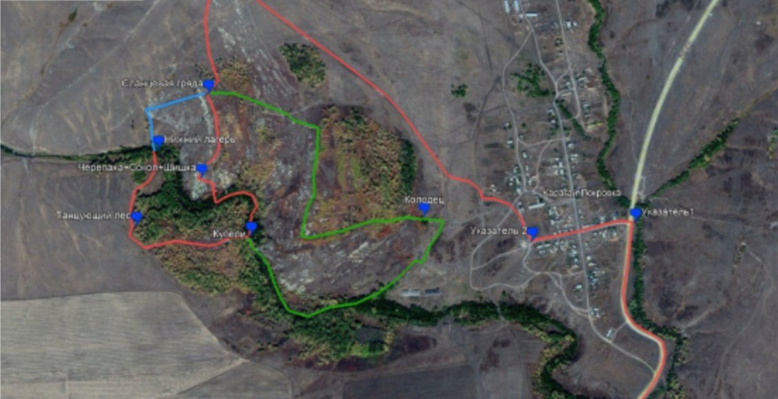    Скрин карты Google Earth