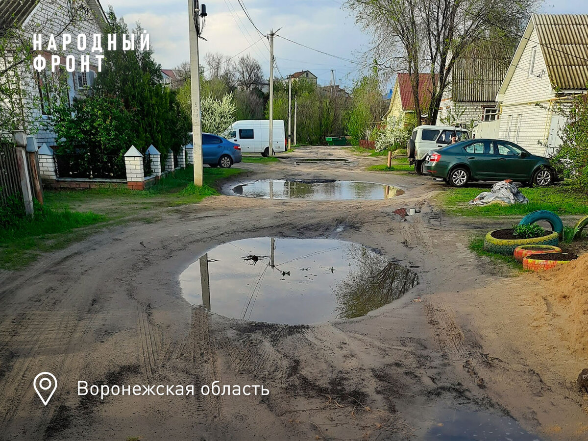 Так местные жители называют свою улицу Рябиновую в городе Борисоглебске.  В сухую погоду там еще можно передвигаться. А в дождь без резиновых сапог делать нечего. Тем более,  тротуаров нет.-1-3