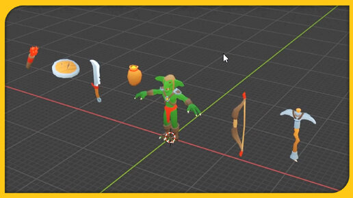 [Экипировка] Персонаж Гоблин | How to create a Low Poly Character in Blender 3D | 3Д Куб Туториалс