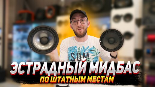 Эстрадный мидбас по штатным местам