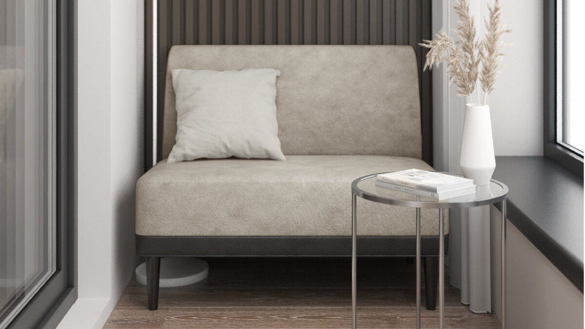 Диван ОДОС велюр, цвет айвори