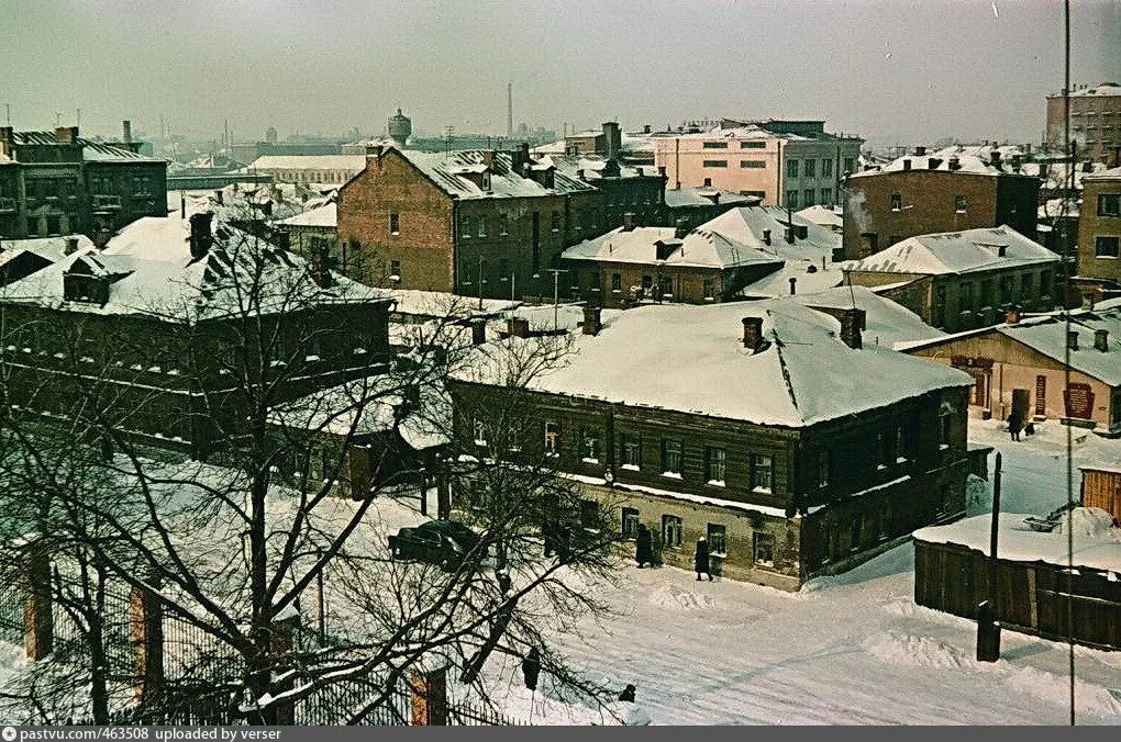 1-й Лазаревский переулок, 1950 год. Источник: https://pastvu.com/p/463508.