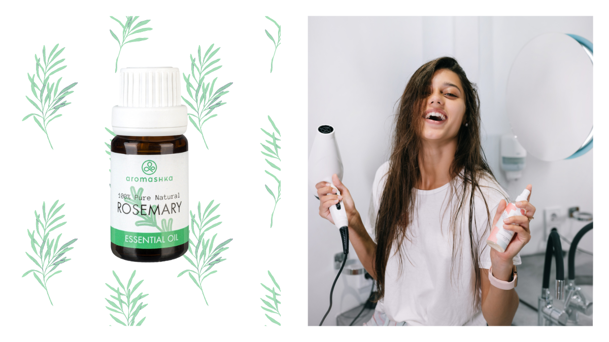 Масло розмарина для волос до после Pirkt Rosemary Hair Care Essential Oils Organic Pure Natural Reduce Hair Loss Pr
