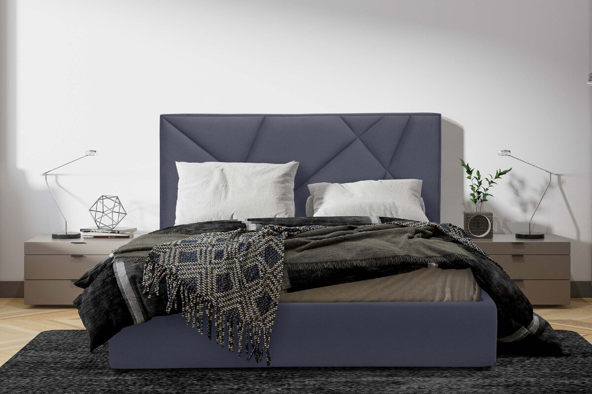 Кровать "Деймон" в пяти доступных расцветках и с выбором ширины спального места (от 120 до 200 см)