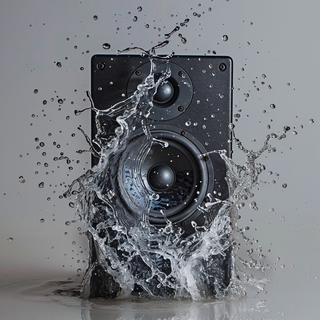 Эффектные кадры мощного динамика, но такие не стоят в смартфонах.