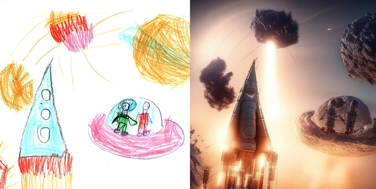 @istockphoto и @Kandinsky by Sber AI 