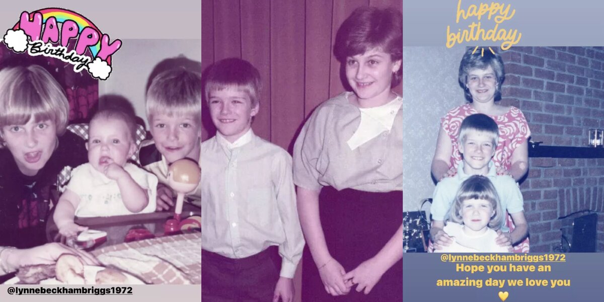 Старшая сестра Линн, Дэвид и их младшая сестра Джоан