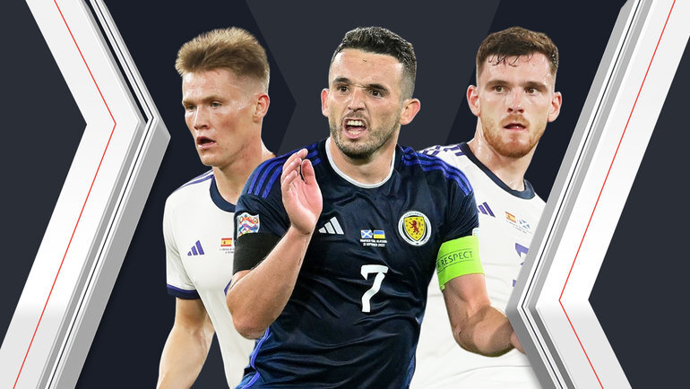    Скотт Мактоминай, Джон Макгинн, Эндрю Робертсон. Global Look Press