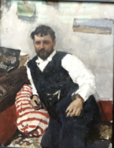 Валентин Серов. Портрет К.А. Коровина. 1891 