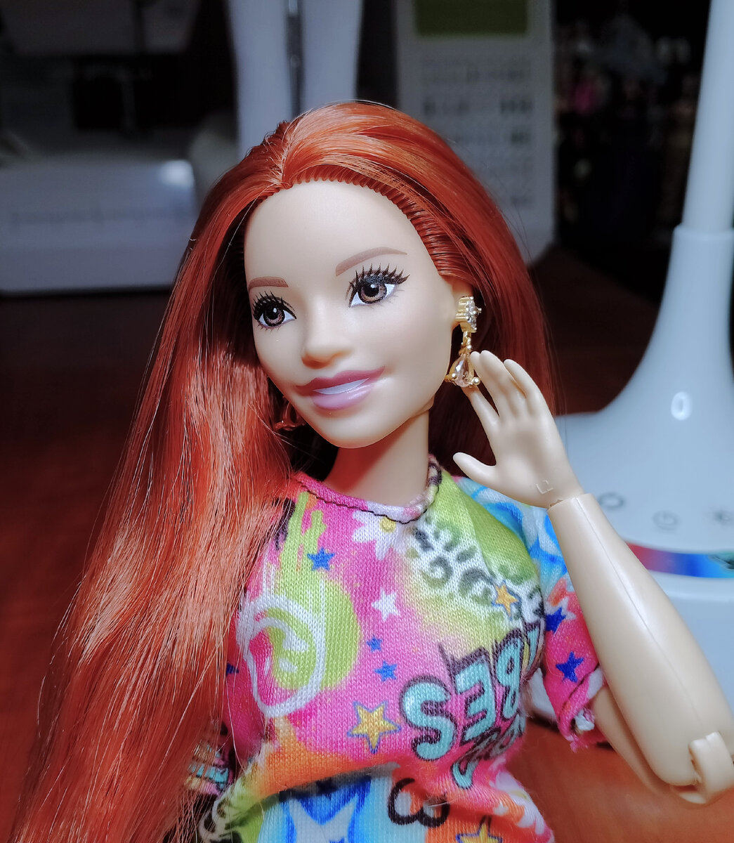 Серьги для кукол Барби