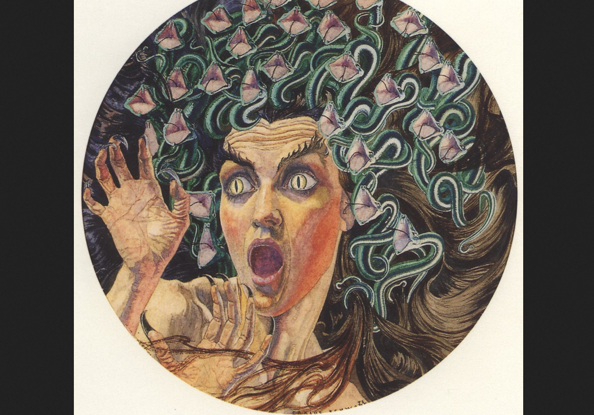 Карлос Швабе. "Горгона"