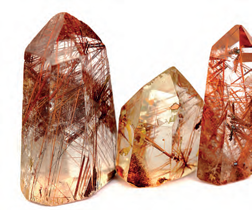 Кристаллы Рутиловый кварц или Волосатик