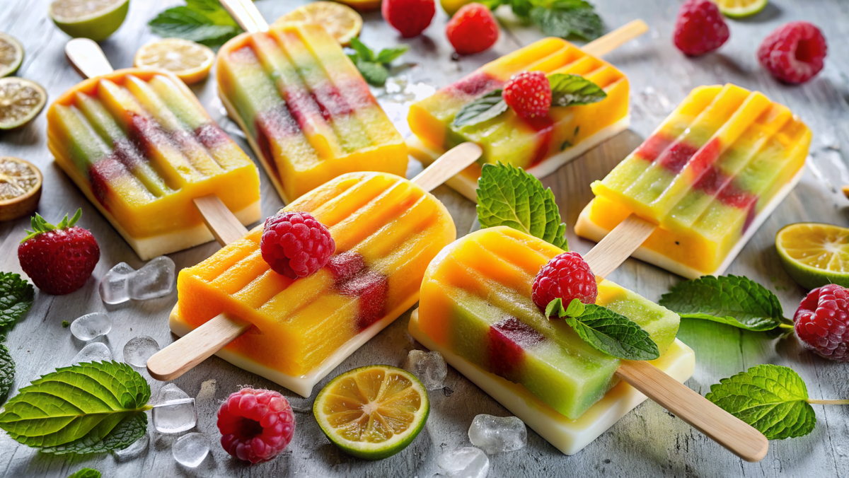 Фруктовое мороженое