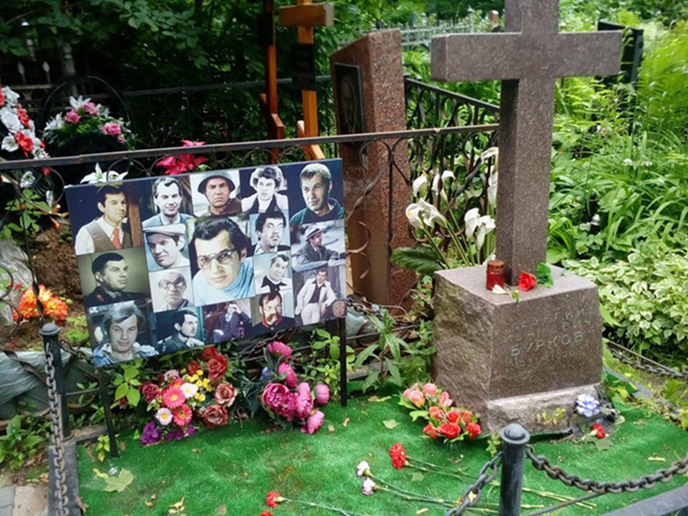 Могила Георгия Михайловича Вицина, graves of famous people, Moscow, Sergeya Make