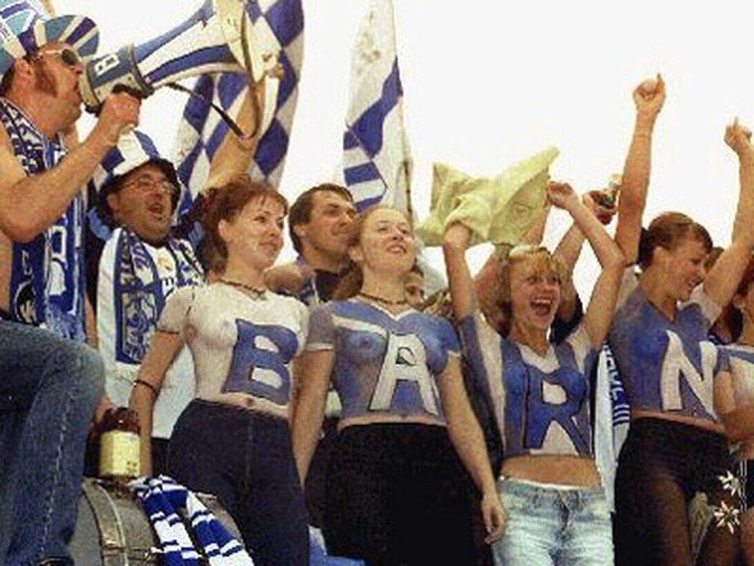 Болельщики Динамо Барнаул. 