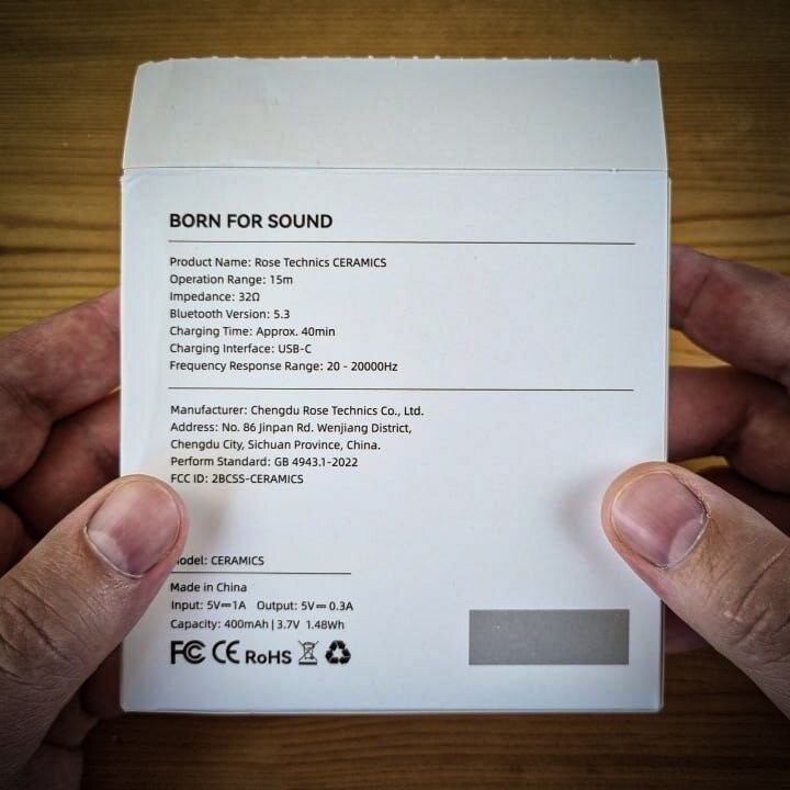 Краткие характеристики Rose Technics Ceramics