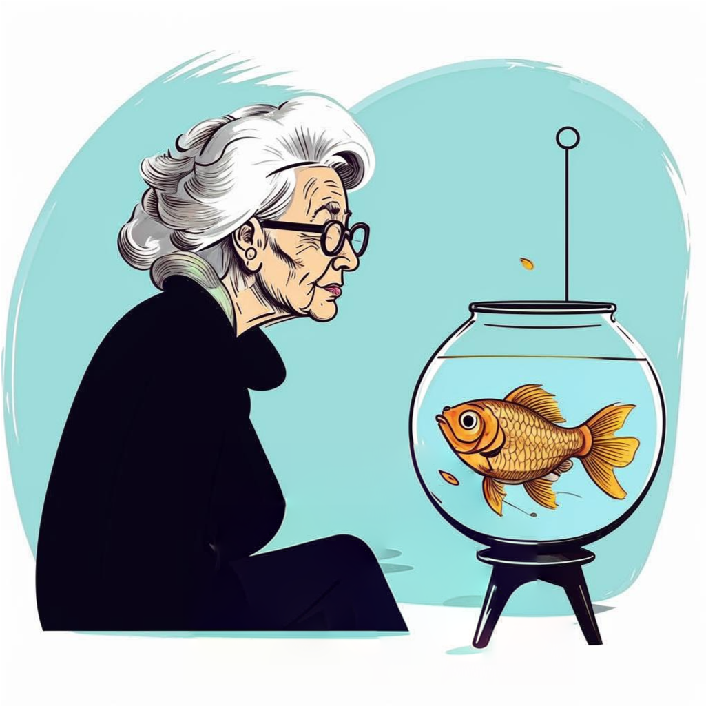 Послушала золотая рыбка и прониклась .