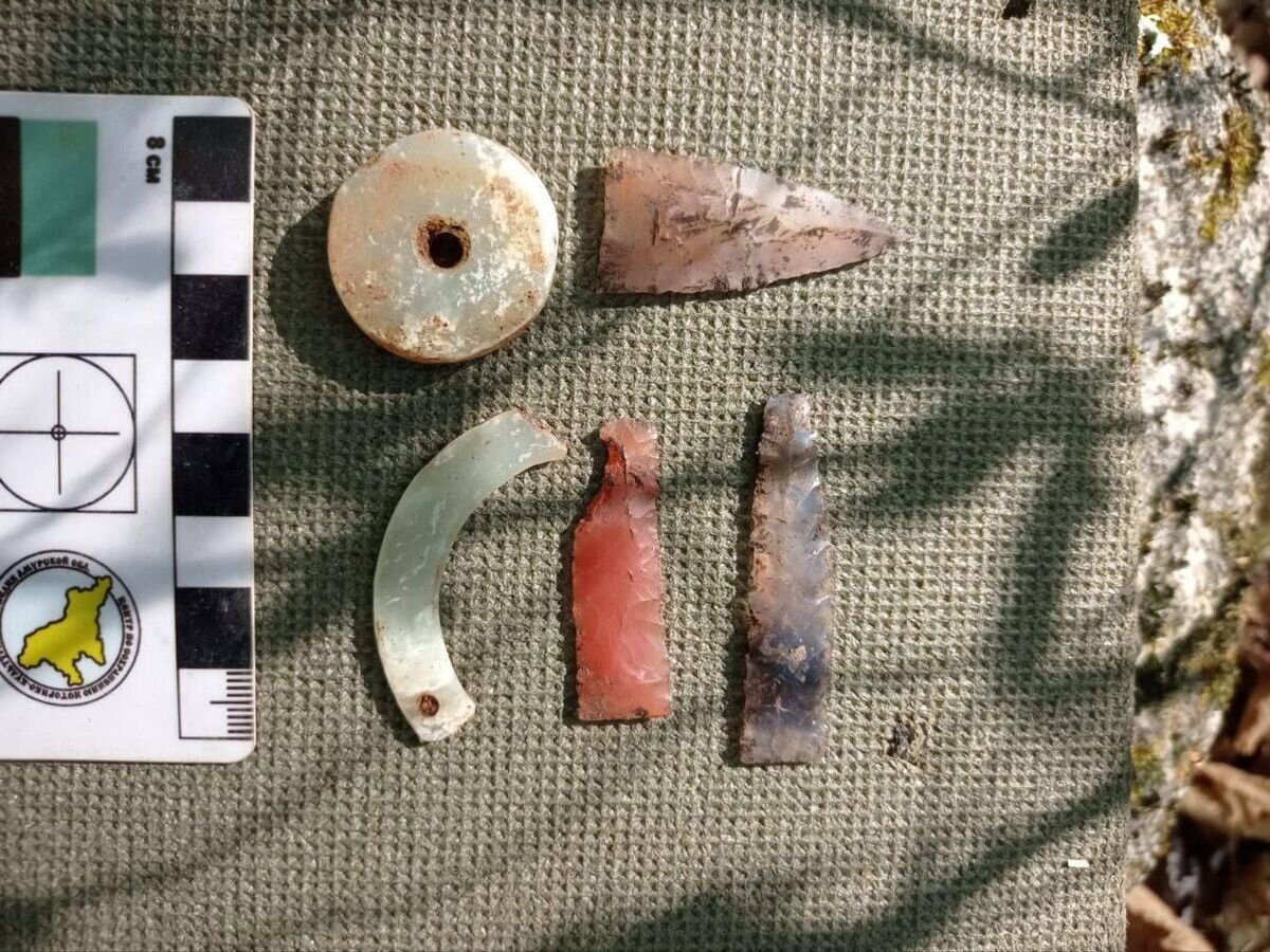    Археологические находки, обнаруженные в Приамурье© Фото : amurcsn/Telegram