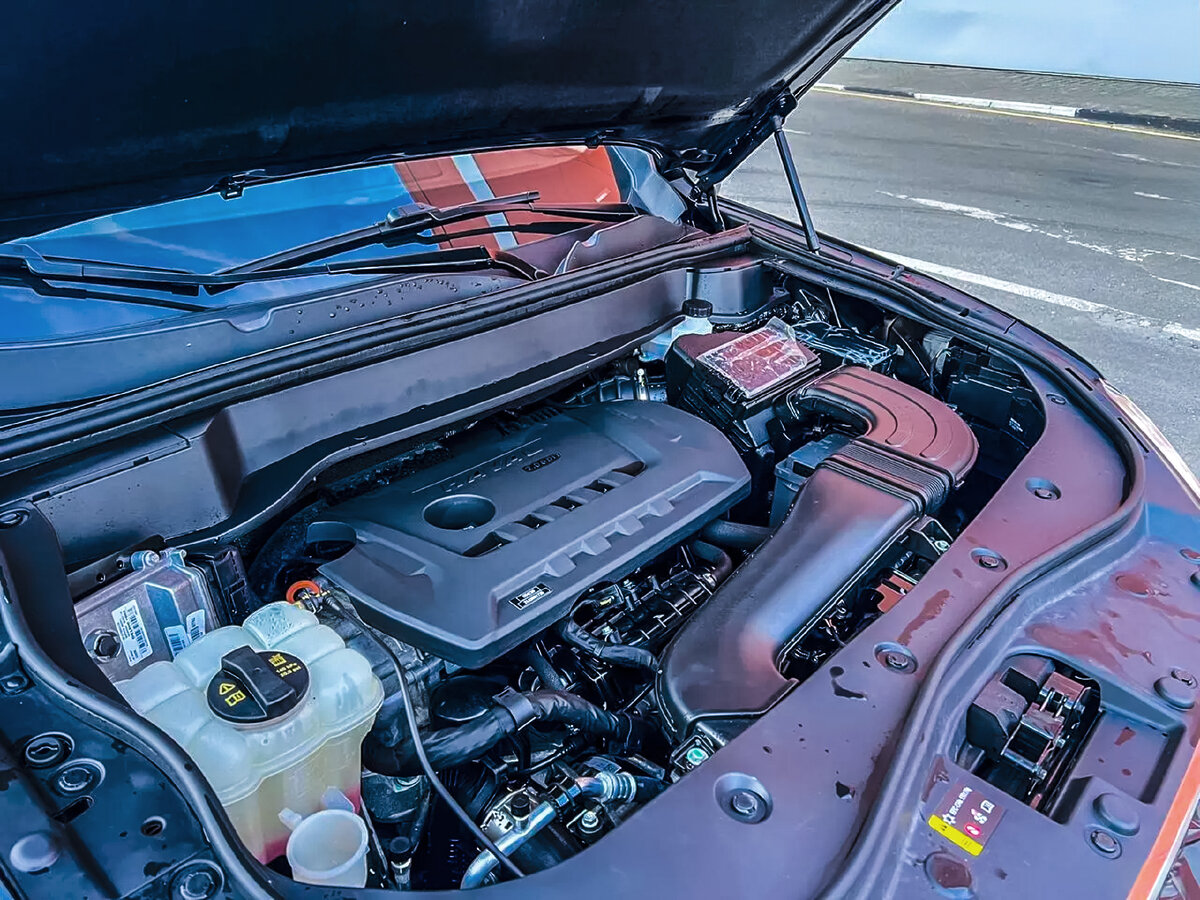 Двухлитрjdый агрегат под капотом HAVAL F7