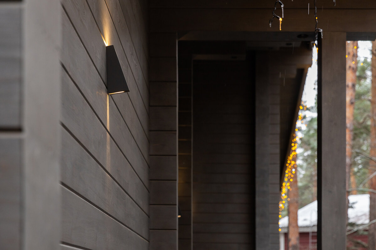 Дом из клеёного бруса АО «ТАМАК» по индивидуальному проекту