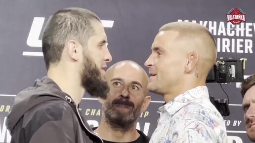 Махачев пригрозил Порье пощечиной: первая битва взглядов перед UFC 302