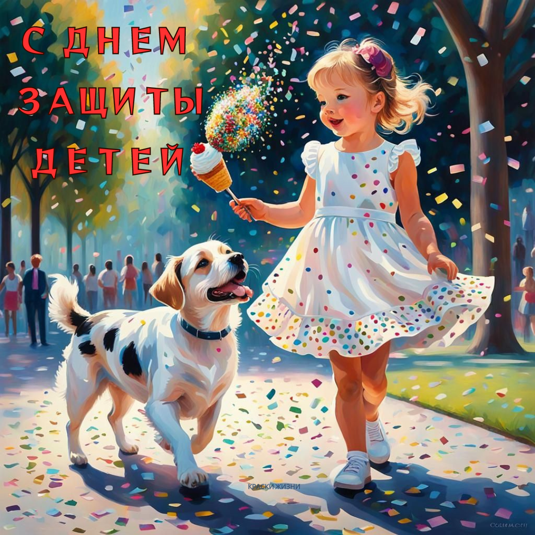 35 открыток и картинок на Международный день защиты детей | Canva | Дзен