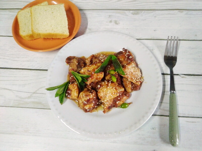    Оформление блюда