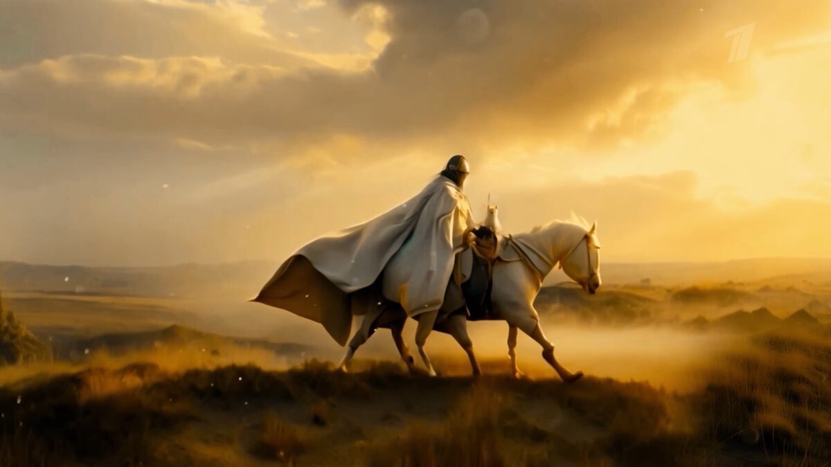 Вот так авторов фильма подвёл "Искусственный интеллект".У коня шесть ног! Авторы фильма даже не заметили этого? 