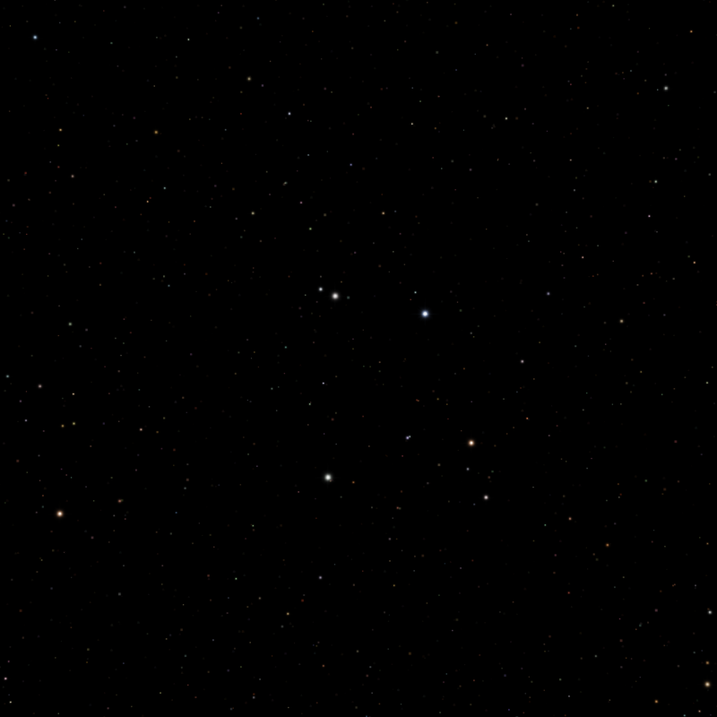 Созвездие Ворона при наблюдении в космосе (изображение автора)