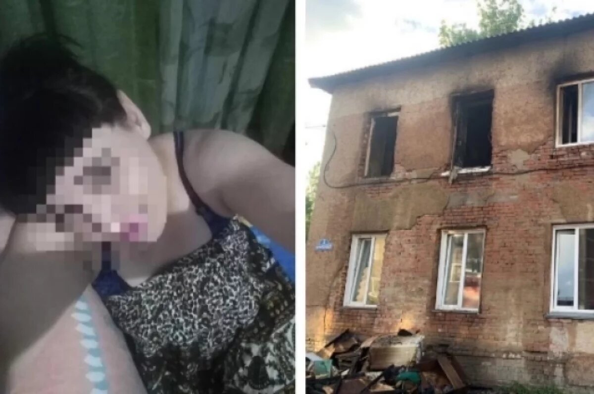 Дом, в котором погибли двое мальчиков. Коллаж Сиб.фм 