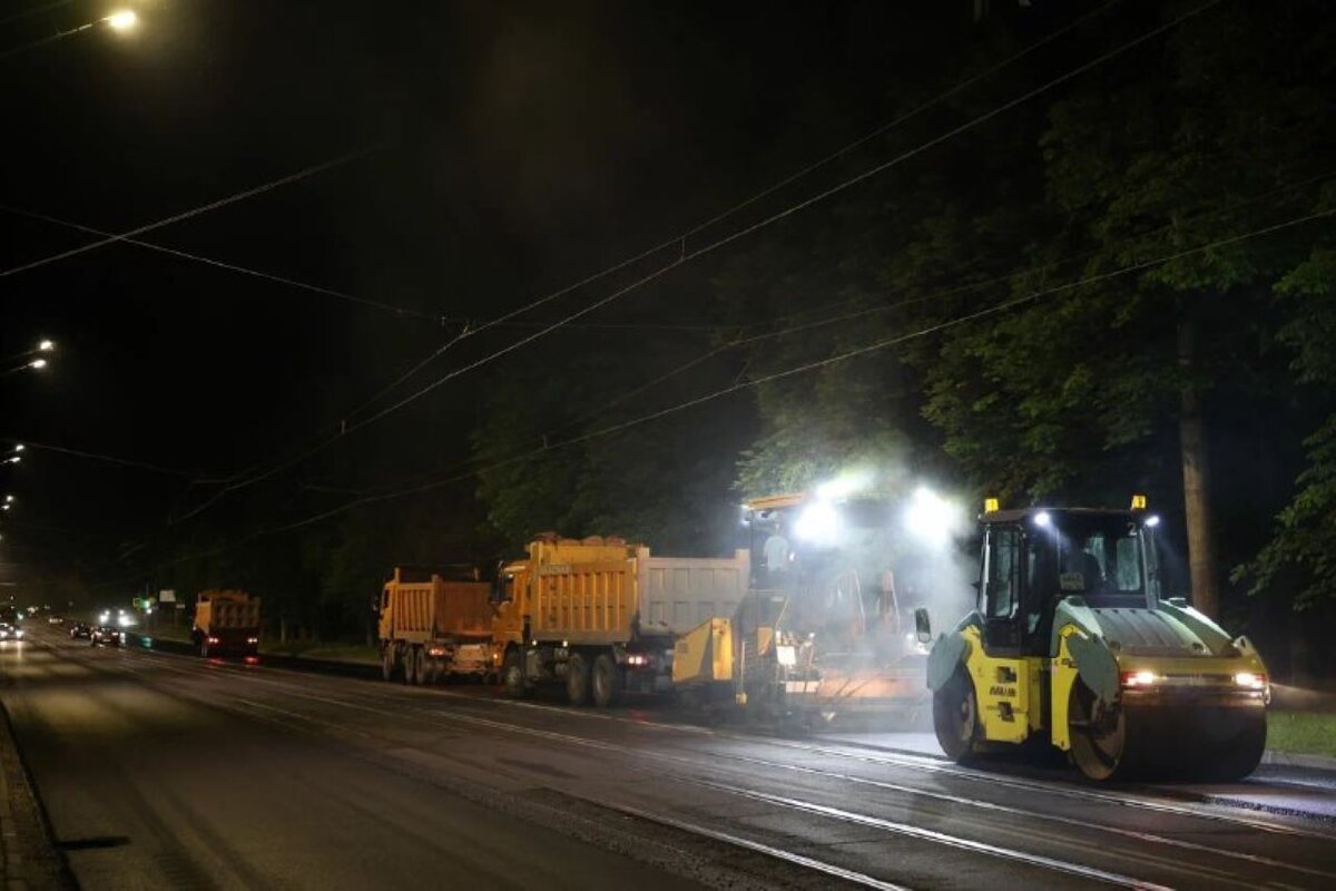    В Курске ремонтируют дорогу на Сумской