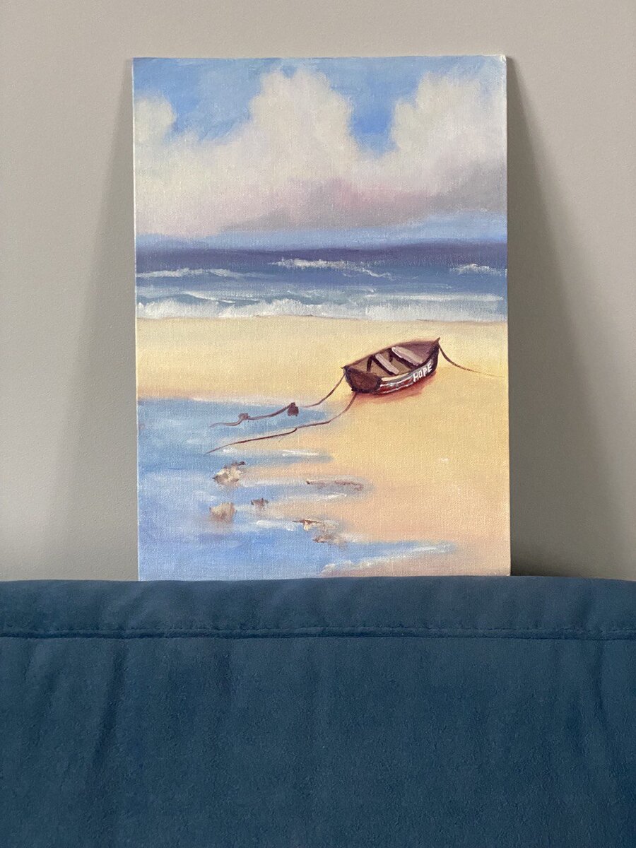 Одна из моих работ холст масло 