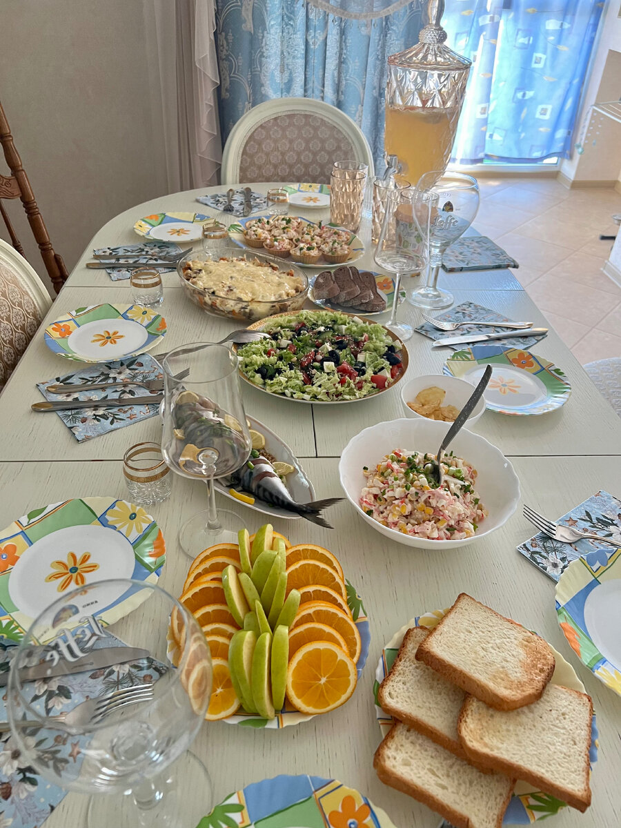 Пятничный ужин . Фото автора. 