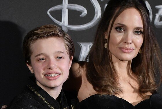    Шайло и Анджелина Джоли