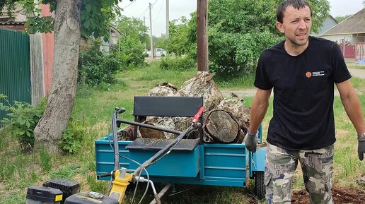 🌑 КУПИЛ ДОМ, ПРЕОБРАЗИЛ ХУТОР, ПРИЕХАЛ СЫН, ЗАЛИЛ ФУНДАМЕНТ, СТРОЮ ТЕРРАСУ