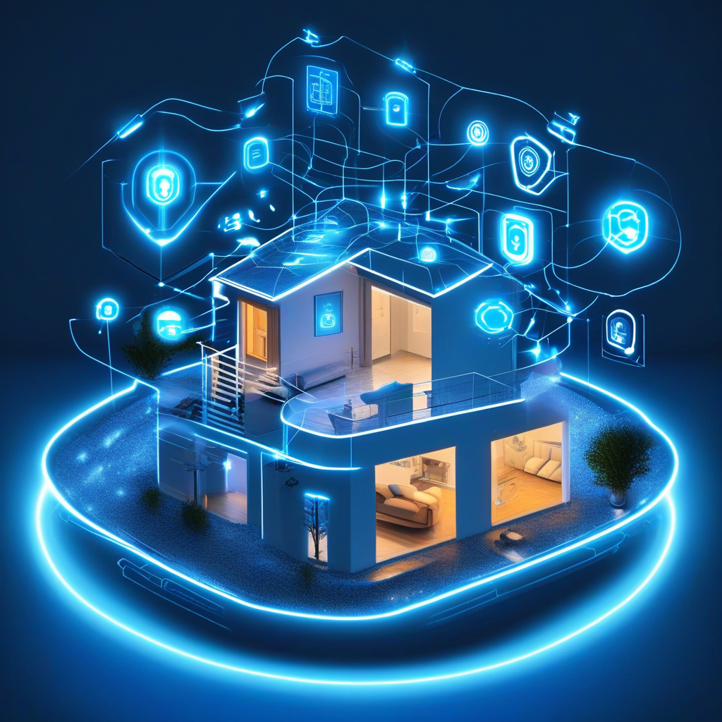 Изображение сгенерировано специально для статьи "Топ 10 товаров с AliExpress для умного дома." с помощью ИИ "PixArt Sigma" 