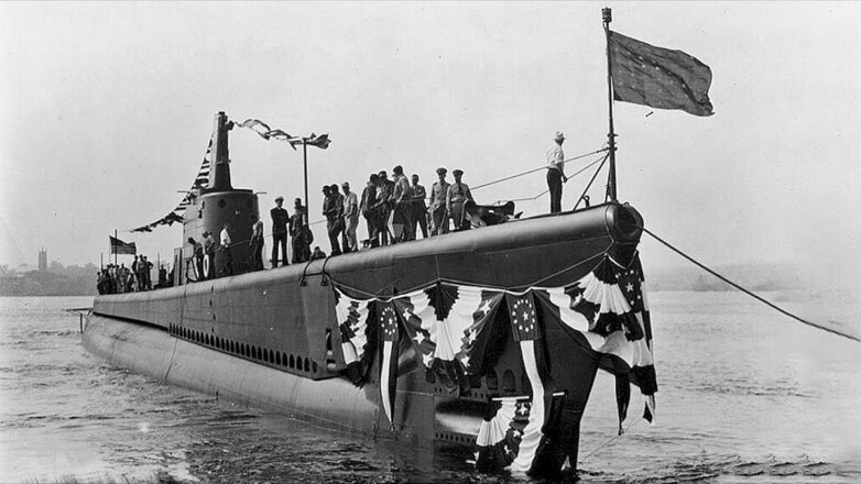 ©UBL / Vostock PhotoСпуск на воду подводной лодки "Хардер" на верфи "Электрик Боут" в Гротоне,1942 г