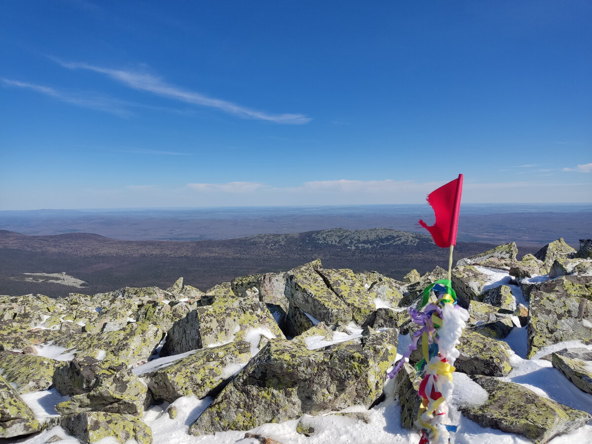 Маленький столбик на вершине