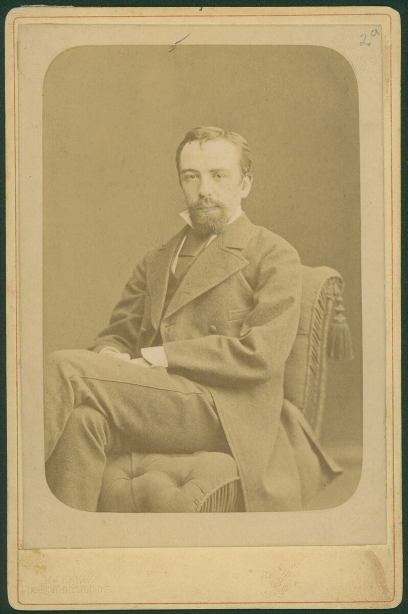 Фотография В.Д. Поленова. Б.д. РГАЛИ. Ф. 835. Оп. 1.